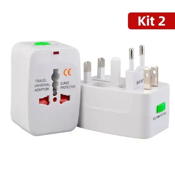 Adaptador Tomada Universal Padrão Internacional Portátil,Para Americana Europa Argentina Viagem