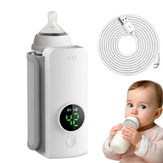 Aquecedor Térmico De Mamadeira Portátil Para Leite Sem Fio | para viagens e Ao ar livre