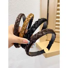 E.MI ACESSORIOS Arco Tiara de cabelo, com Trança decorativa Arranjo para Penteado , festas