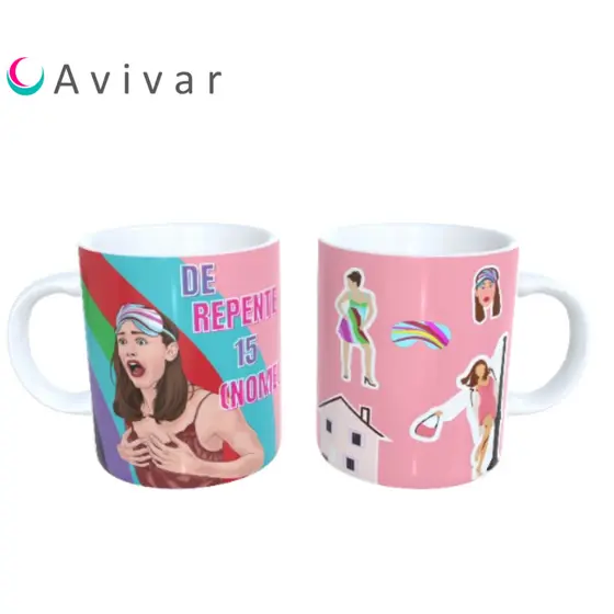 Caneca de repente 30 - Personalizada com seu NOME e IDADE - PRESENTE