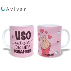 Caneca personalizada dorameira/dorama com nome presente!!!