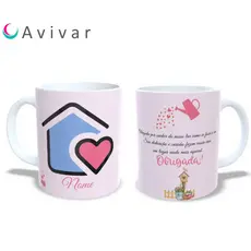 Caneca Personalizada - Um Presente Especial para Quem Cuida do Lar com Amor!