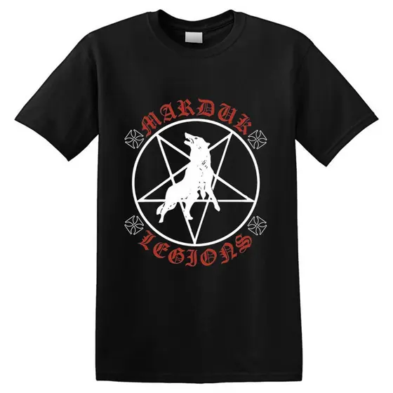 Lançamento Camiseta Camisa 100%Algodão Pentagrama Marduk Legions Top Envio Imediato