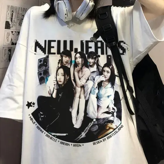Camiseta Camisa NewJeans Kpop Bts New Jeans - Lançamento Envio Rápido Top Unissex
