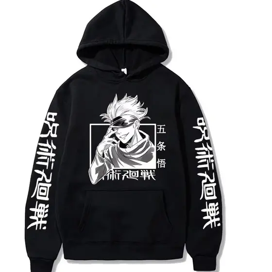 Pulover Infantil Casual Infantil Jujutsu Kaisen Satoro Gojo Anime Lançamento Envio Imediato