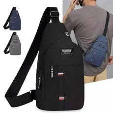 Bolsa Mochila De Peito Tiracolo Pochete Bolsa Impermeável Transversal Masculina