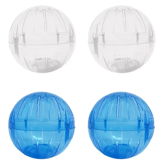 Kit 2 Brinquedo Bola Para Hamster Ramister Globo Acrilico 14,5 cm Savana Pet