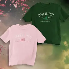 Kit 2 Camisetas Wicked Good Witch e Bad Witch Feminina 100% Algodão Estampa Premium