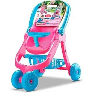 Carrinho de Boneca 3 em 1 Divertoys – Bebê Conforto + Cadeirinha