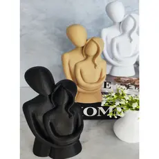 Escultura Casal Juntinho - Arte Única, Estilo Moderno, Design Exclusivo e Elegância Minimalista Luxo