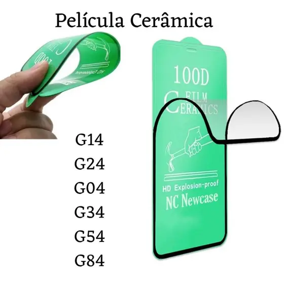 Película Cerâmica 3D Hidrogel Flexível Para Motorola Moto G14 / G04 / G24 / G34 /G54 / G84