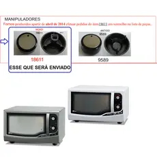 Kit 2 Botão Manipulador Forno Elétrico Fischer Gourmet Grill
