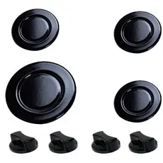 4 botões + Espalhadores do Queimador Cooktop Fogão Fischer