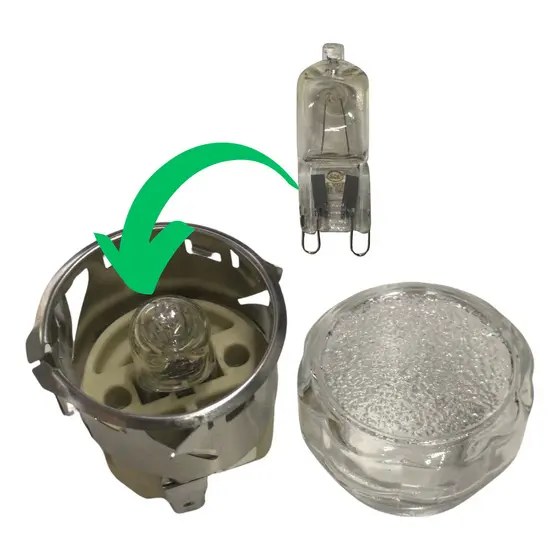 Kit Lâmpada Halógena G9 Fogões Fornos 25w 220v Electrolux