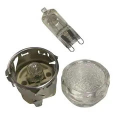 Kit Lâmpada Halógena G9 Fogões Fornos 25w 220v Brastemp