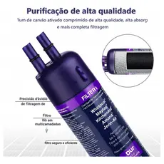 Filtro Refil Compativel Purificador De Água Bblend Brastemp Roxo