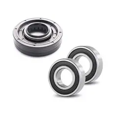 Kit 2 Rolamentos + 1 Retentor Original Brastemp | Lavadora 7 8 9 10 11 Kg | Alta Durabilidade