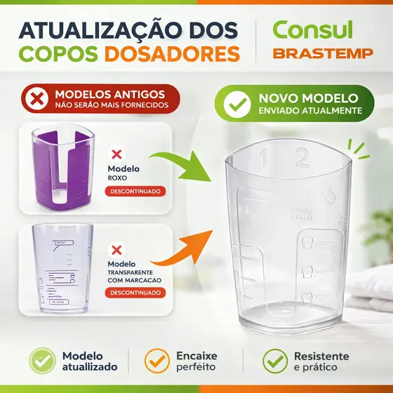 Copo Dosador Para Sabão Pó/liquido Para Lavadora De Roupas