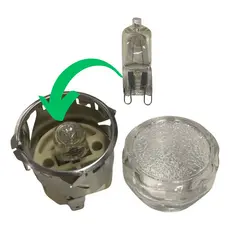 Kit Lâmpada Halógena G9 Fogões Fornos 25w 220v Fischer