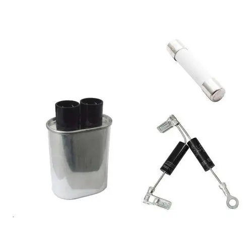 Kit Reparo Forno Microondas Capacitor, Diodo Duplo E Fusível