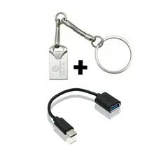 Kit Mini Pendrive 16Gb + Cabo Otg tipo C transferencia de dados