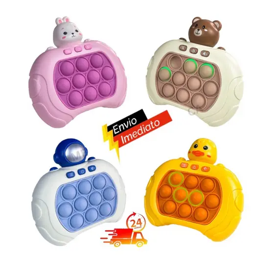Brinquedo Infantil Pop It Mini Gamer Anti Stress Eletrônico Brinquedo Infantil Sortido