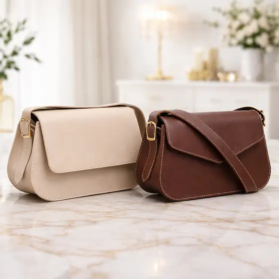 Bolsas Baguete Kit de 2 Bolsa Alça Curta Modelo Chique Versatil Qualquer Ocasião