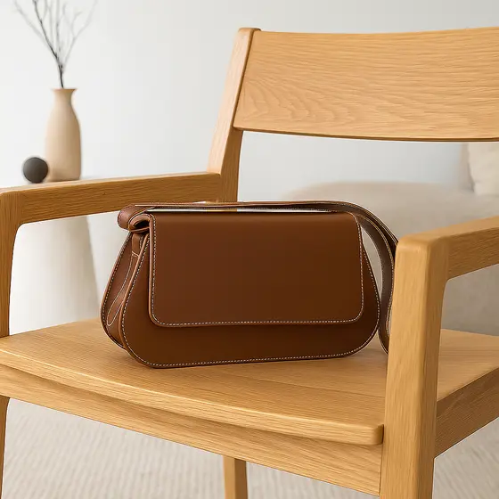 Bolsa Baguete Helena Alça De Ombro Minimalista Delicada Ali Freitas