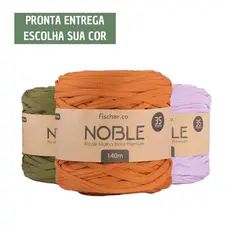 Fio de Malha Fischer Noble 35mm 140m Premium Sem Emenda Crochê Bolsas Cestos