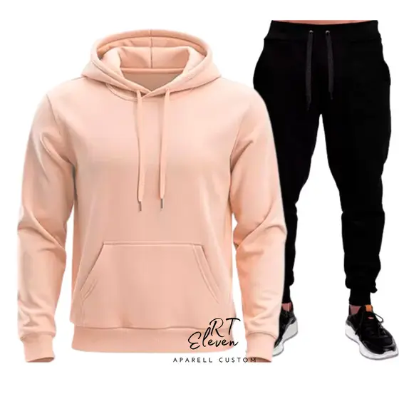 Conjunto Moletom Unissex Liso diversas cores  Abrigo Lançamento Blusa + calça Liso