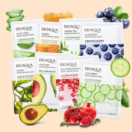 3 ou 6 Pçs Máscara hidratante facial Skin Care cuidados com a pele em Gel
