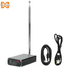 Transmissor FM 2000M 0.5W Display Digital Estéreo 76-108MHz Tipo C Interface