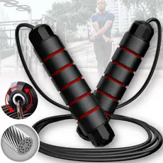 Corda De Pular Profissional Ajustavel Crossfit Malhar Academia Exercício em Casa