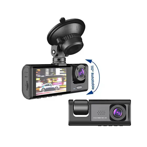 Câmera Dash Cam Frontal e traseira,  Com  Espelho Retrô Gravador de Vídeo Veicula, Segurança