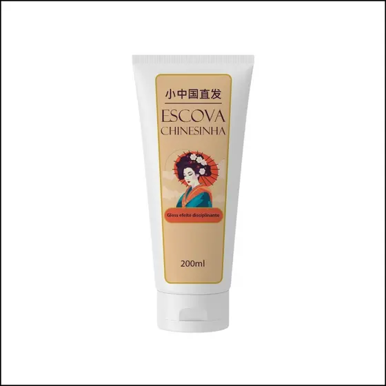 Escova Chinesinha 200ml – Gloss Efeito Disciplinante Cabelos Mais Lisos e Sem Frizz