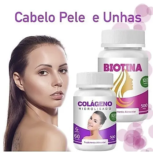 KIT Biotina  60 Cáps + Colágeno 60 Cáps GENATURE