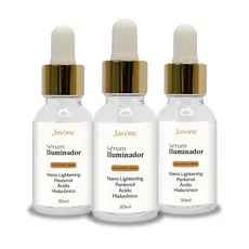 3x Sérum CLAREADOR Íntimo Javône – Nano Lightening, Pantenol e Ácido Hialurônico |