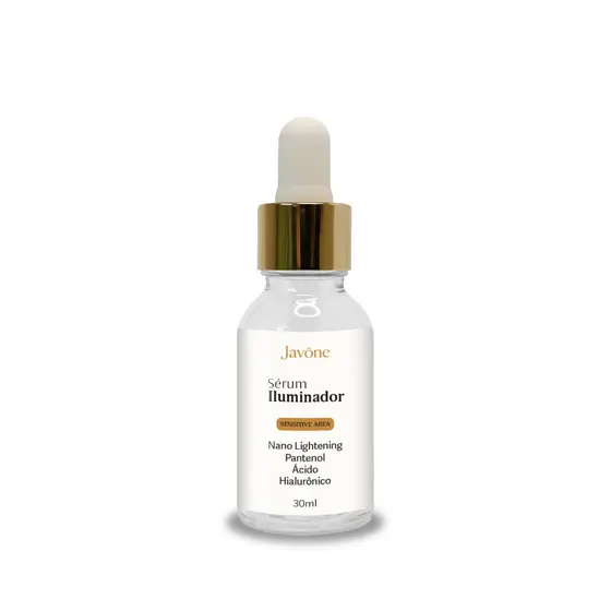 Sérum CLAREADOR Íntimo Javône – Nano Lightening, Pantenol e Ácido Hialurônico | 30ml