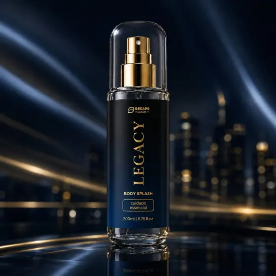 Body Splash Masculino Legacy 200ml Deo Colônia Premium | Fragrância Masculina | Gecaps Latam