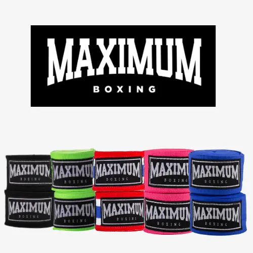 Bandagens 3M Maximum Boxing – Cores Azul, Vermelha Tailândia, Rosa e Preto