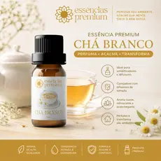 Essência Chá Branco Para Umidificador Difusor Aromatizador 15ml a Base de Água