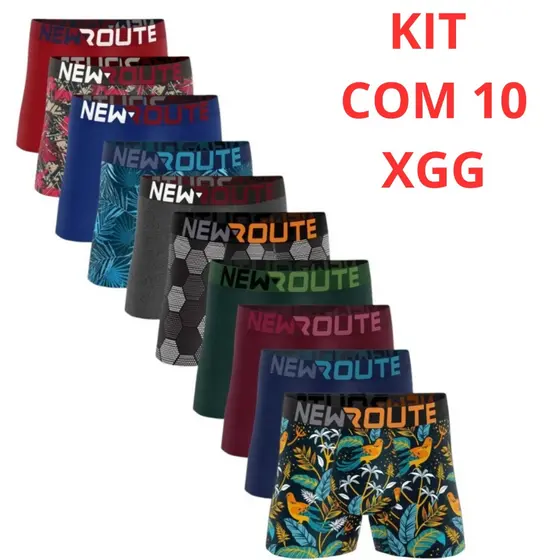 Kit Cuecas Boxer Cueca Masculina Microfibra Promoçao Outlet