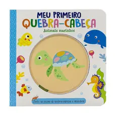 Meu Primeiro Quebra-Cabeça - Animais Marinhos - Pé da Letra