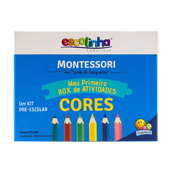 Escolinha Montessori Meu Primeiro BOX de Atividades - Cores - Todolivro