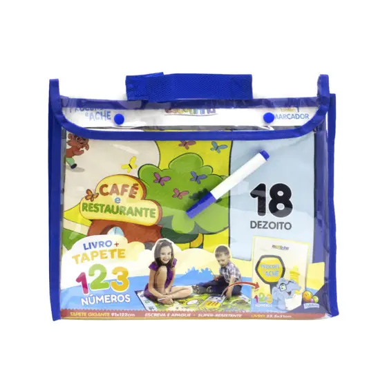 Livro+Tapete Escolinha - Números Escolinha Todolivro - Todolivro