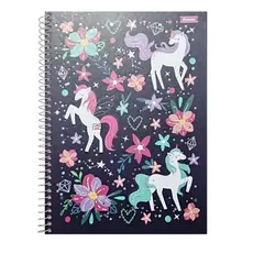 Caderno Unicórnio Espiral 160Fls Universitário Foroni 452537