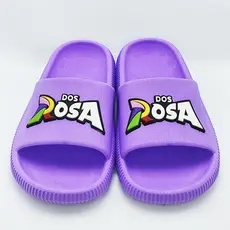 Chinelo Nuvem Slide Menina Menino Personalizado Rosa