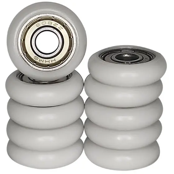 Roldana 30mm com rolamento 608 ZZ Kit 10 peças