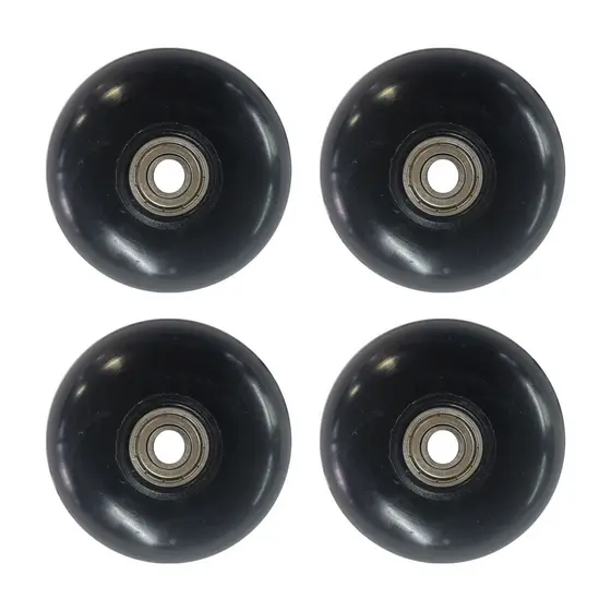 Roda Do Reformer Pilates Carrinho - Horizontal Maior 70mm com 4 Rodas e 8 Rolamentos 608ZZ Abec