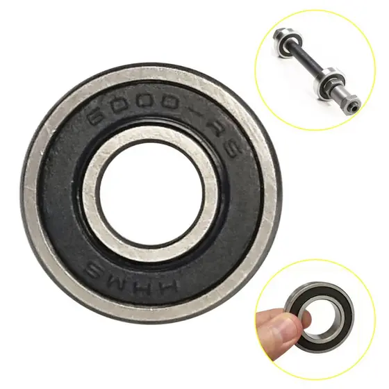 2 Rolamentos Blindados 6000 2RS Cubo de Bicicleta - Par
